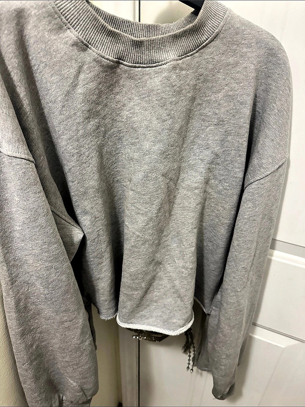 Free People Gray Sweatshirt